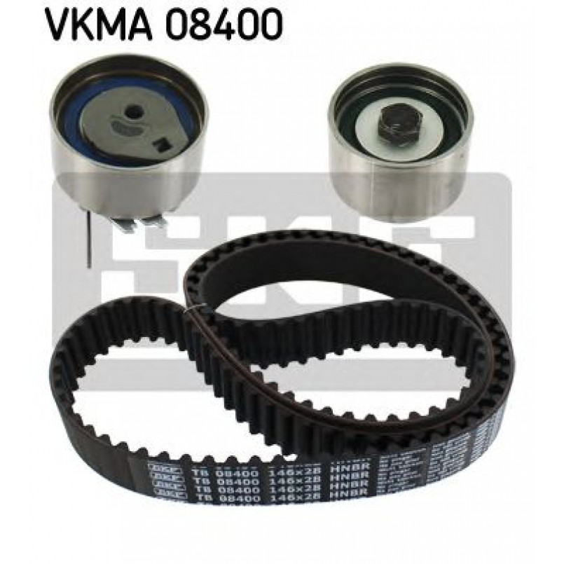 VKMA 08400 SKF Комплект (ремінь+ролики)